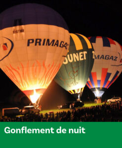 Gonflement de nuit des montgolfières | Enenvol - Montgolfières à Chambley été 2025