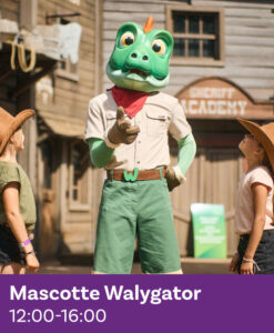 Mascotte Walygator | Enenvol Festival de montgolfières